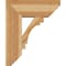 Ekena Millwork Merced Slat Rough Sawn Bracket w/ Offset Brace, Western Red Cedar, 8"W x 20"D x 24"H BKT0806X20X24MRC06RWR - alternate 3